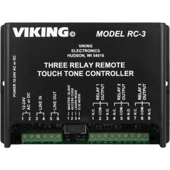 Viking RC-3 Remote Touch Tone Controller, Three Relays