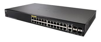 Cisco Systems SF350-24P 24 Port 10/100 PoE Managed Switch