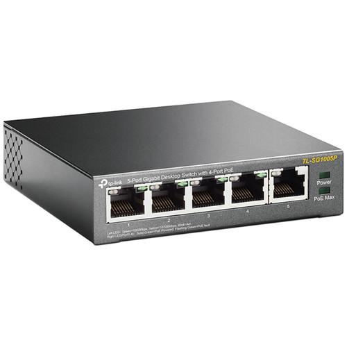 TP-Link TL-SG1005P - 5-Port Gigabit PoE Switch - TL-SG1005P